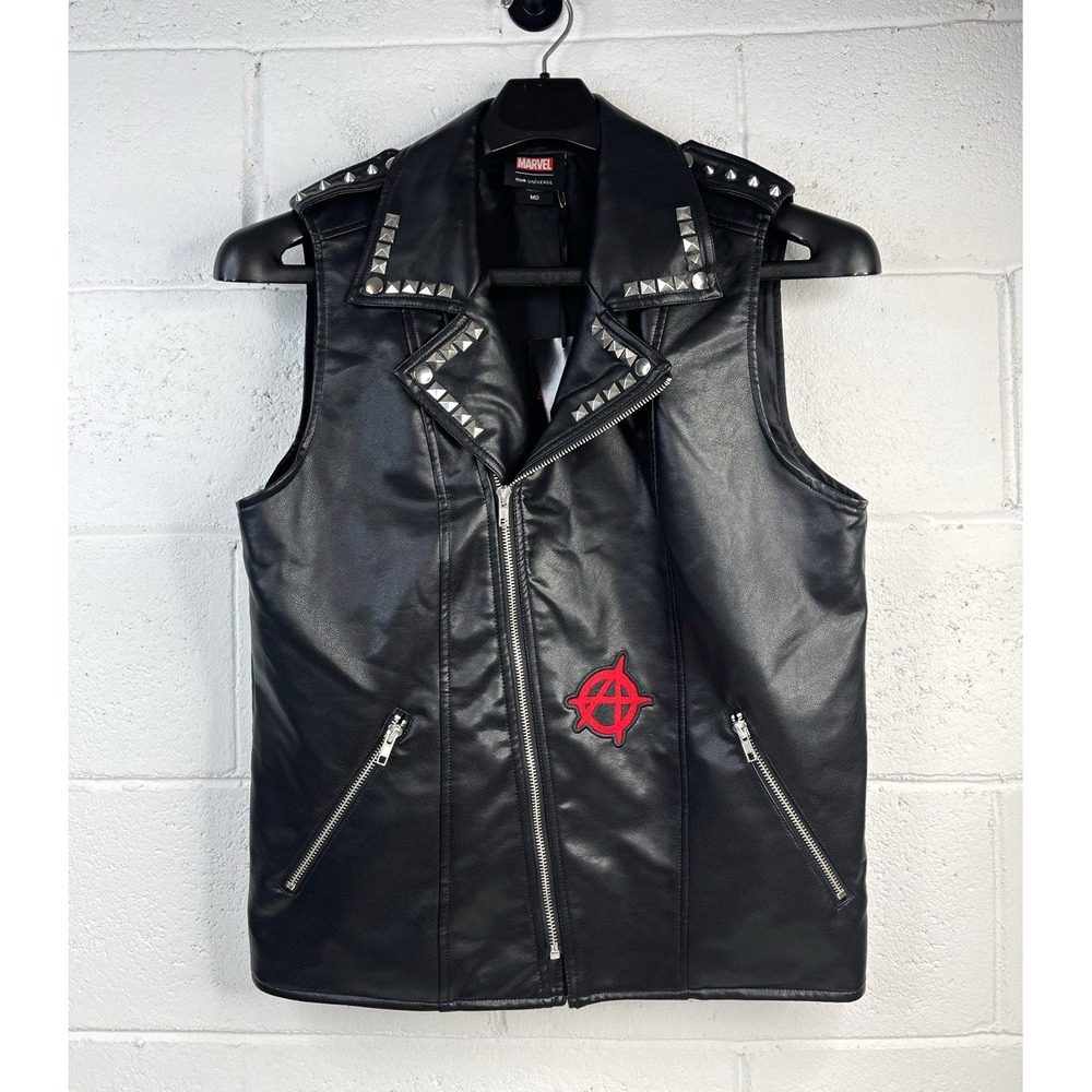 Our Universe Marvel Spider-Man Across The Spider-Verse Spider-Punk Moto Vest M